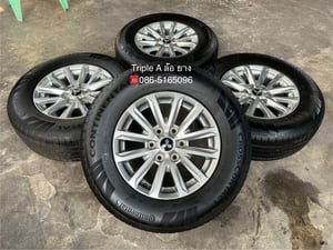 ล้อแม็ก Mitsu Triton Plus ขอบ 17 พร้อมยางป้ายแดง 265-65-17 Continental ปี 25