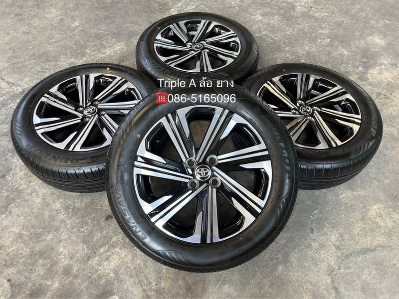 ล้อแม็กพร้อมยางใหม่ป้ายแดง ปี 26 Toyota Yaris Ativ รุ่นใหม่ ขอบ 16 ใหม่กริ๊บ