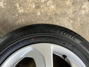 ล้อแม็ก Honda City ใบพัด ขอบ 15 แถมยาง 175-65-15 Bridgestone ปลายปี 20