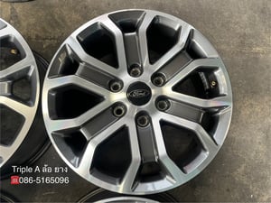 ล้อแม็กป้ายแดง Ford Everest รุ่นใหม่ ขอบ 18 เทาหน้าเงา สวยกริ๊บ