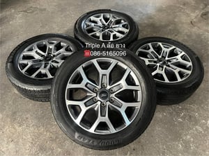 ล้อแม็ก Ford Everest Next-Gen ขอบ 20 เทาหน้าเงา พร้อมยาง 255-55-20 GoodYear ปลายปี 22