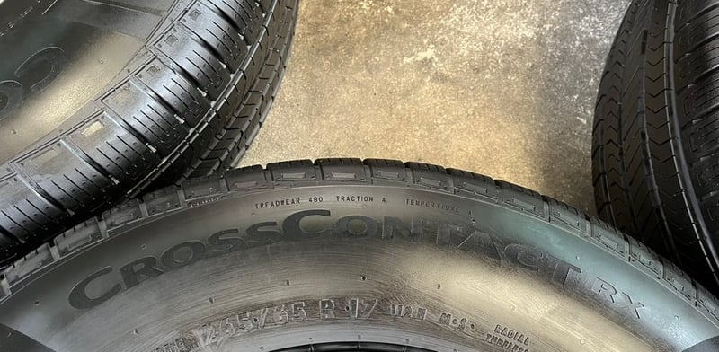 ยางป้ายแดง 265-65-17 Continental ปี 25 เหมาะสำหรับ รถกระบะตัวสูง และ SUV ทุกรุ่น ยางป้ายแดง 265-65-17 Continental ปี 25 เหมาะสำหรับ รถกระบะตัวสูง และ SUV ทุกรุ่น