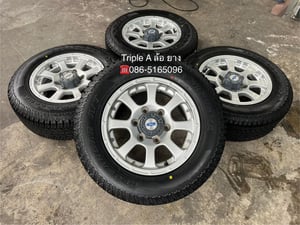 ล้อแม็ก 6รู139 Ford Ranger ขอบ 15 พร้อมยางใหม่ 205-70-15 Yokohama ปี 25 ล้อแม็ก 6รู139 Ford Ranger ขอบ 15 พร้อมยางใหม่ 205-70-15 Yokohama ปี 25