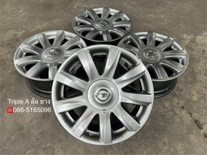 ล้อแม็ก 5รู114 Nissan Teana ขอบ 17 สีไฮเปอร์ สวยกริ๊บ