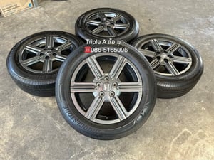 ล้อแม็ก Honda HRV ขอบ 17 พร้อมยาง 265-60-17 Bridgestone ปี 23 ล้อแม็ก Honda HRV ขอบ 17 พร้อมยาง 265-60-17 Bridgestone ปี 23