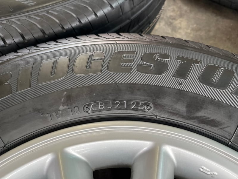ล้อแม็ก ISUZU D-Max ขอบ 15 พร้อมยางใหม่ 215-70-15 Bridgestone ปี 25