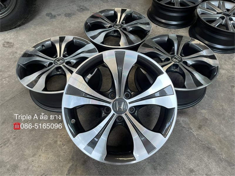 ล้อแม็ก Honda CRV G4 ขอบ 18 สีเทาหน้าเงา สวยกริ๊บ