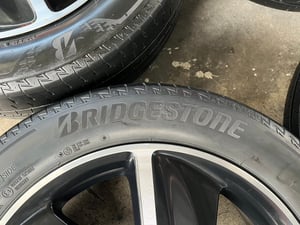 ล้อแม็กพร้อมยาง Honda HRV RS ขอบ 17 ดำหน้าเงา สภาพดี