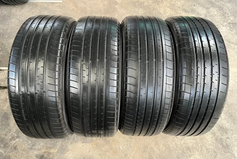 ล้อแม็ก 5รู100 Toyota Yaris Cross ขอบ 18 ดำหน้าเงา พร้อมยาง 215-55-18 Yokohama ปี 24