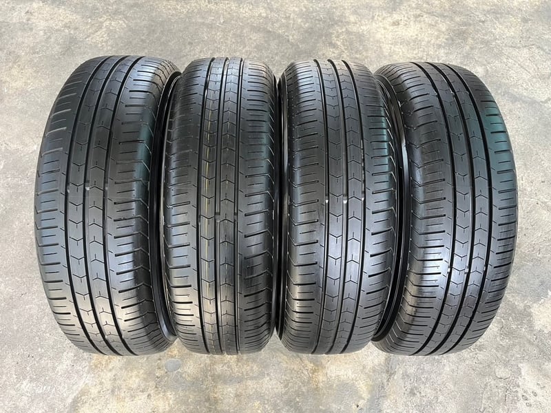 ล้อแม็กพร้อมยางป้ายแดง 5รู100 Toyota Altis ใบพัด 5 ก้าน ขอบ 16 สีไฮเปอร์ สวยกริ๊บ