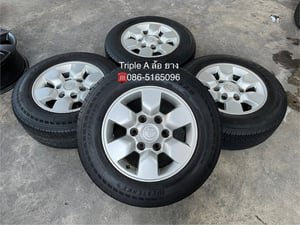 ล้อแม็กพร้อมยาง 6รู139 Toyota ขอบ 15 ใส่กับ รถตู้ Commuter 6รู139 ได้เลย ล้อแม็กพร้อมยาง 6รู139 Toyota ขอบ 15 ใส่กับ รถตู้ Commuter 6รู139 ได้เลย