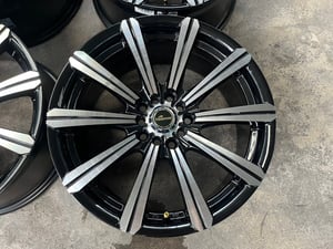 แม็กแต่ง 5รู100 5รู114 Valenza Vienna ขอบ 17 สีดำหน้าเงา สวยกริ๊บ