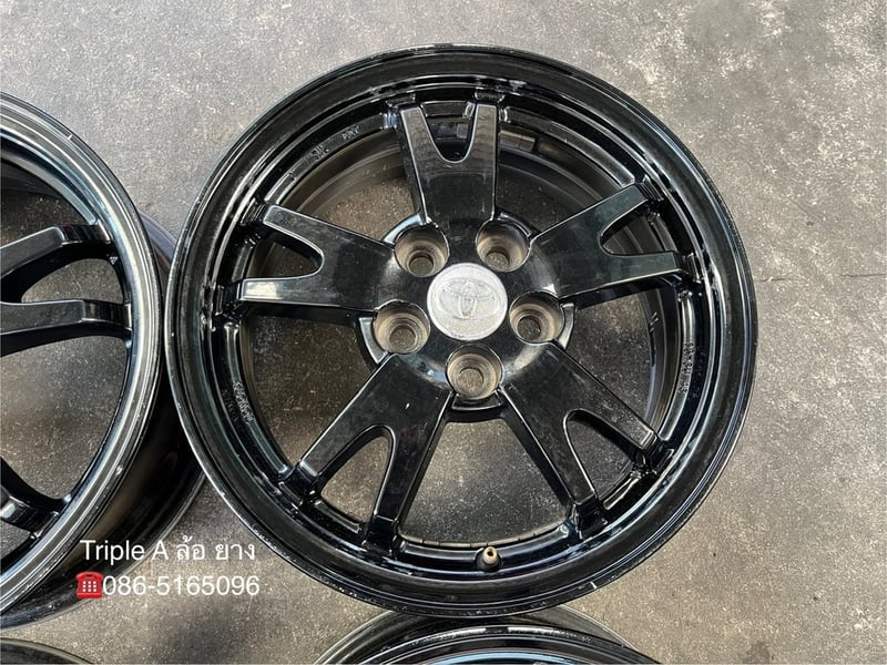 ล้อแม็ก 5รู100 Toyota Prius ขอบ 15 สีดำ
