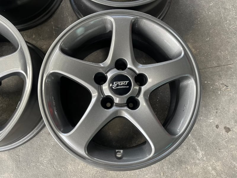 ล้อแม็ก 5รู114 Yachiyoda ขอบ 15 สีเทากัน สวยกริ๊บ