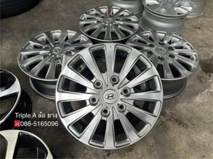 ล้อแม็ก Hyundai H1 ขอบ 16 สีไฮเปอร์ ล้อแม็ก Hyundai H1 ขอบ 16 สีไฮเปอร์