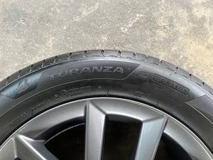 ล้อแม็ก Honda Civic FC ขอบ 16 สีเทากัน พร้อมยาง 215-55-16 Bridgestone ปี 25