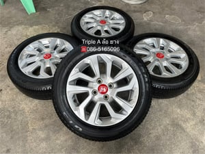 ล้อแม็กแถมยาง 4รู100 Honda Jazz รองท็อป ขอบ 15