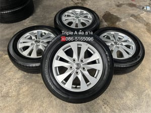 ล้อแม็กพร้อมยางป้ายแดง 5รู114 Nissan Serena รุ่นใหม่ล่าสุด ขอบ 15 ใหม่กริ๊บ