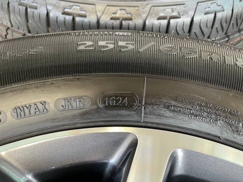 ล้อแม็กพร้อมยางใหม่ป้ายแดง Ford Everest รุ่นใหม่ล่าสุด ขอบ 18 ปี 24 ใหม่กริ๊บ