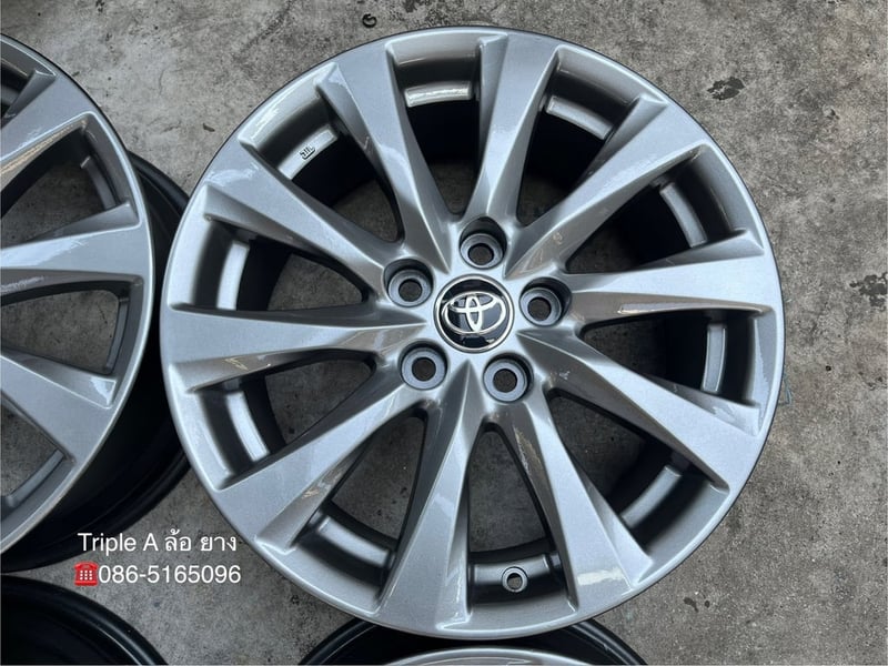 ล้อแม็ก Toyota Camry ขอบ 17 สีไฮเปอร์ สวยกริ๊บ