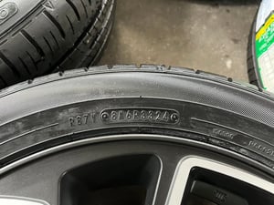 ล้อแม็ก Toyota Yaris Cross ขอบ 16 ดำหน้าเงา พร้อมยางใหม่ 185-55-16 Dunlop ปี 24