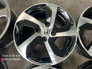 ล้อแม็ก Honda City ใบพัด ขอบ 15 สีดำหน้าเงา สวยกริ๊บ