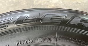 ยางใหม่ป้ายแดง 255-70-17 Bridgestone ปี 25 ใหม่กริ๊บ ถอดจากโชว์รูม