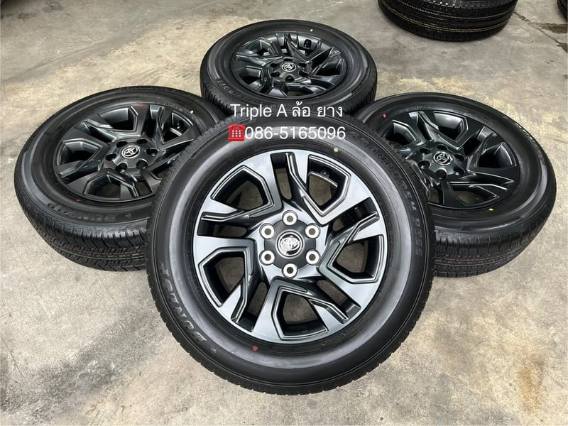 ล้อแม็กพร้อมยางใหม่ป้ายแดง Toyota Fortuner Leader G+ รุ่นใหม่ล่าสุด ขอบ 18 ปี 25 