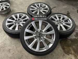 ล้อแม็กพร้อมยาง 5รู114 Mazda 3 Skyactive ขอบ 18