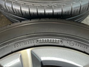 ล้อแม็ก Honda Civic FE ขอบ 16 เทาหน้าเงา พร้อมยาง 215-55-16 Dunlop ปลายปี 21
