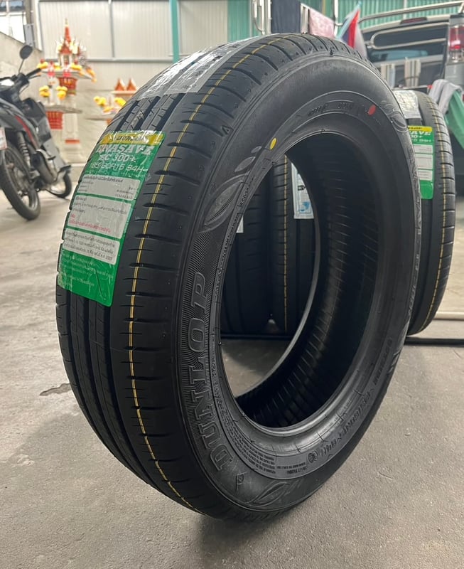 ยางใหม่ 185-60-15 Dunlop ปี 25 ใหม่กริ๊บ