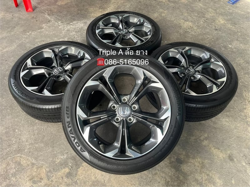 ล้อแม็กป้ายแดง Honda Civic FE RS ตัวท็อป ขอบ 17 พร้อมยาง 215-50-17 Yokohama(Japan) ปี 24