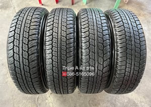 ยางป้ายแดง 225-70-17 Dunlop ปลายปี 25 สวยกริ๊บ ถอดจากรถป้ายแดง