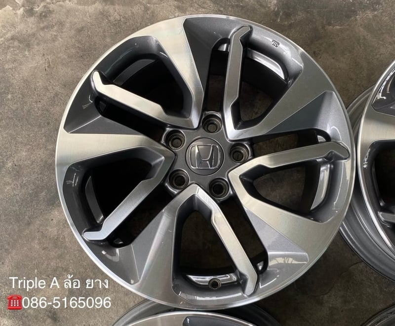 ล้อแม็ก 5รู114 Honda Accord G10 ขอบ 17 เทาหน้าเงา สวยกริ๊บ