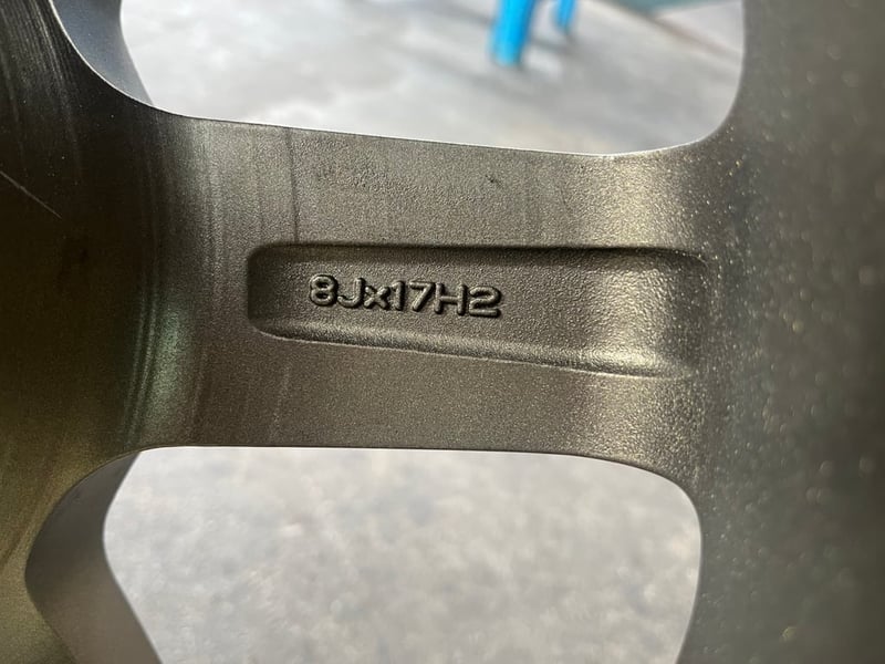 ล้อแม็กเศษ 1 วง 5รู114 TE37 ขอบ 17 (งาน ART)