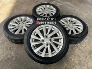 ล้อแม็ก Mitsu Attrage ขอบ 15 สีบอร์น พร้อมยางใหม่ 185-60-15 DAYTON ปี 26 ล้อแม็ก Mitsu Attrage ขอบ 15 สีบอร์น พร้อมยางใหม่ 185-60-15 DAYTON ปี 26