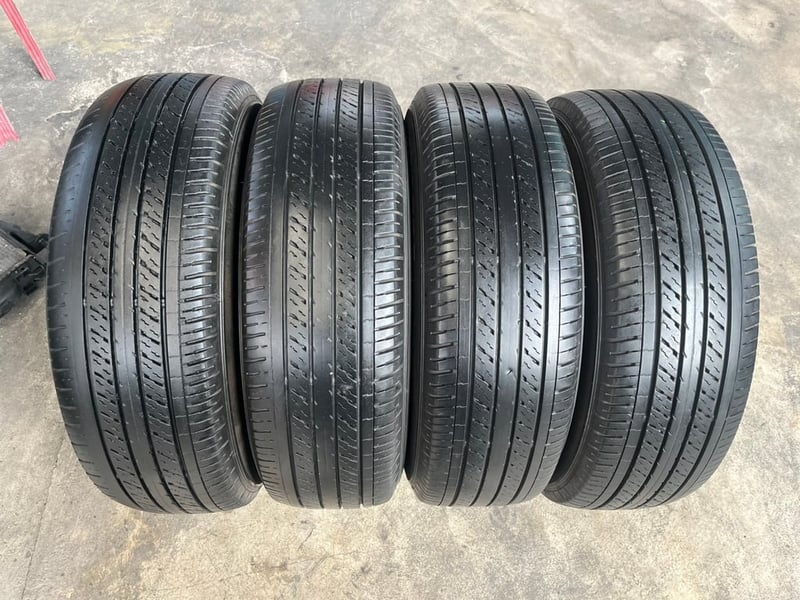 ล้อแม็ก 5รู114 Toyota Revo ขอบ 16 พร้อมยาง 215-65-16 Dunlop ปลายปี 23