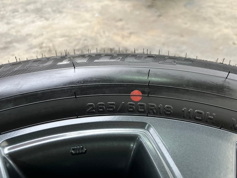 ล้อแม็กพร้อมยางใหม่ป้ายแดง Toyota Fortuner Leader G+ รุ่นใหม่ล่าสุด ขอบ 18 ปี 25 