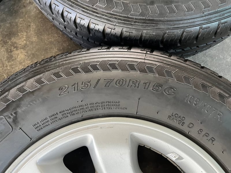 ล้อแม็ก 6รู139 Toyota Sport Rider D4D ขอบ 15 แถมยาง 215-70-15 Goodride ปี 23