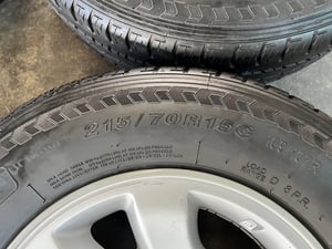 ล้อแม็ก 6รู139 Toyota Sport Rider D4D ขอบ 15 แถมยาง 215-70-15 Goodride ปี 23