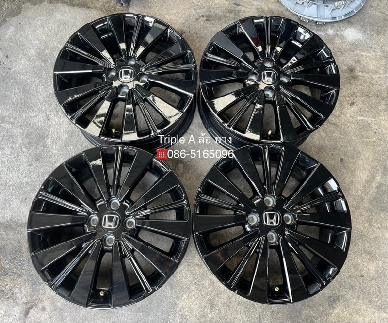 ล้อแม็ก Honda City Hatchback RS ขอบ 16 สีดำแท้ สวยกริ๊บ ล้อแม็ก Honda City Hatchback RS ขอบ 16 สีดำแท้ สวยกริ๊บ