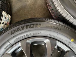 ล้อแม็ก Mazda 2 Skyactiv ขอบ 15 สีดำมิดไนท์ พร้อมยางใหม่ 185-65-15 DAYTON ปี 26