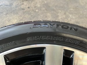 ล้อแม็ก Honda City ก้านคู่ ขอบ 16 พร้อมยางใหม่ 185-55-16 DAYTON By Bridgestone ปี 25
