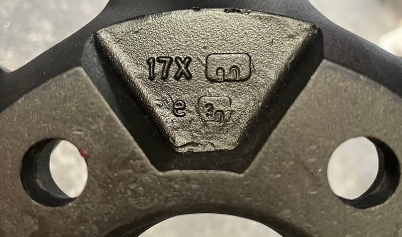 ล้อแม็ก 2 วง 5รู114 TE37 ขอบ 17 (งาน ROTA)