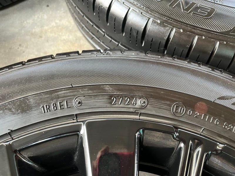 ล้อแม็กพร้อมยาง Honda City Hatchback RS ขอบ 16 สีดำ สวยมาก