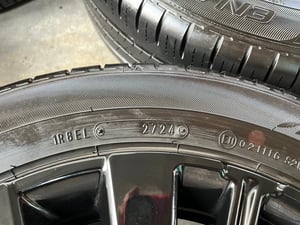 ล้อแม็กพร้อมยาง Honda City Hatchback RS ขอบ 16 สีดำ สวยมาก