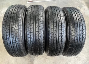 ล้อแม็ก 5รู114 Toyota ขอบ 17 พร้อมยาง 225-70-17 Dunlop ปี 21