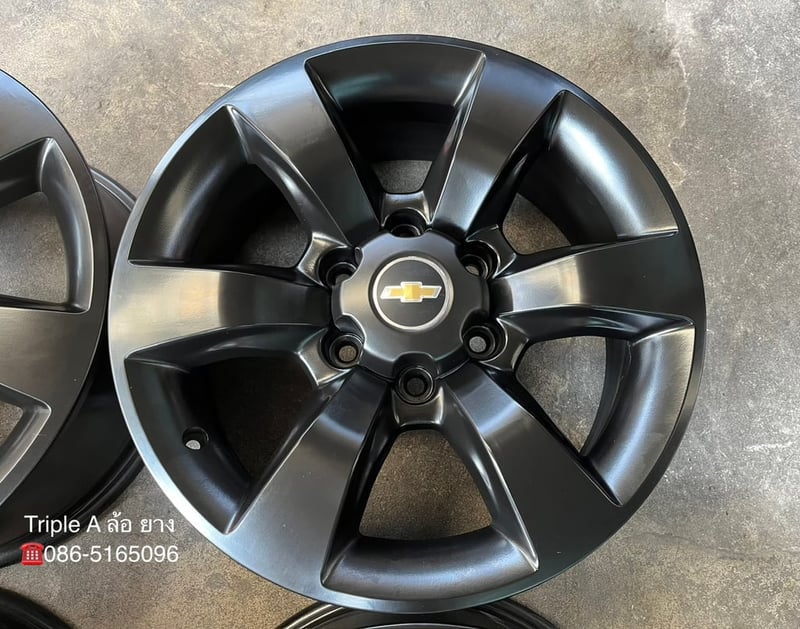 ล้อแม็ก Chevrolet Trailblazer ขอบ 18 สีดำ สวยกริ๊บ