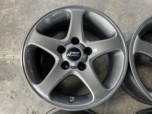 ล้อแม็ก 5รู114 Yachiyoda ขอบ 15 สีเทากัน สวยกริ๊บ