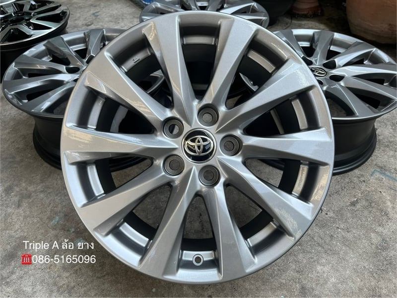 ล้อแม็ก Toyota Camry ขอบ 17 สีไฮเปอร์ สวยกริ๊บ